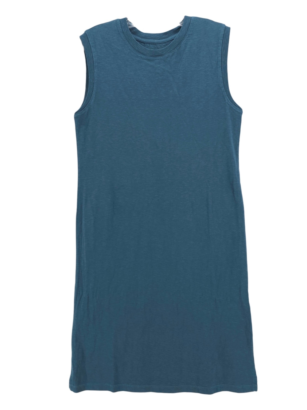 Pact Sleeveless Cotton Slip Dress in Teal